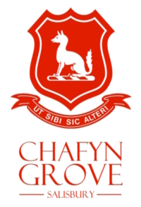 Crest & School Name - Chafyn Grove School.
