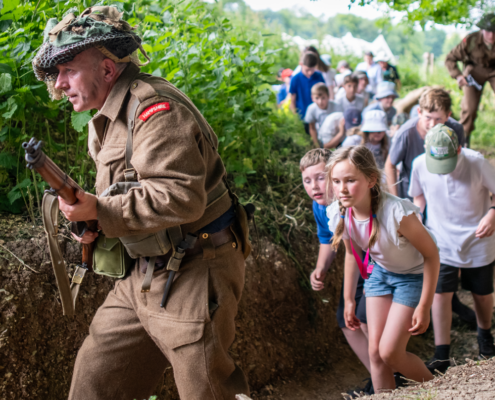 Trench experience for families at Chalke