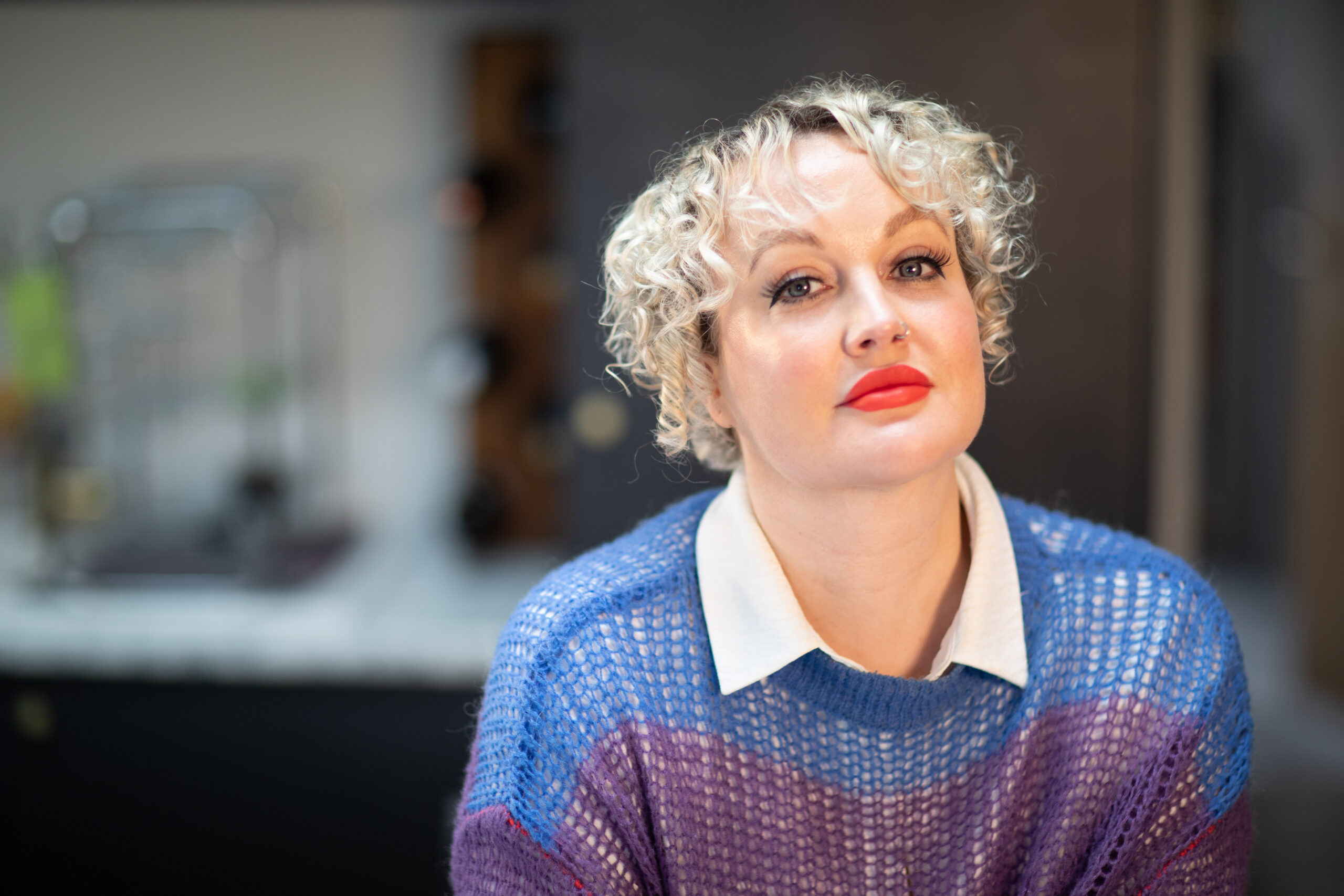 27/02/24 Yeadon Leeds W Yorks. Dr Kate Lister – columnist for The I